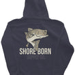 Load image into Gallery viewer, Shore Born Supply Striped Bass Pullover Hoodie
